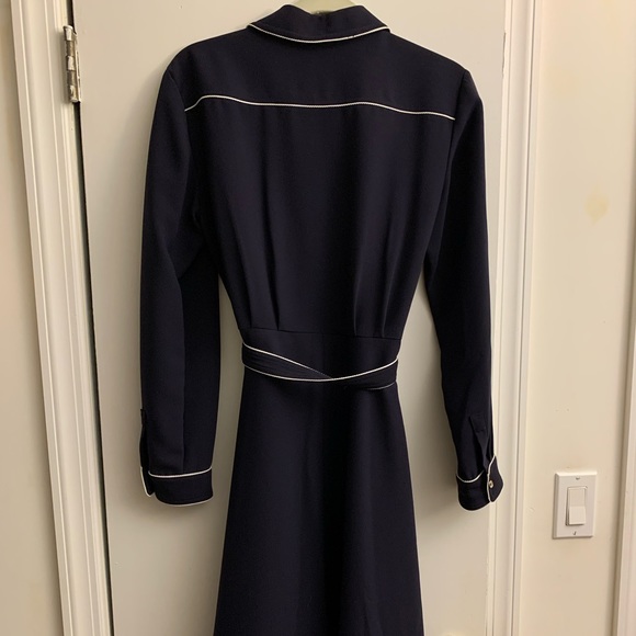 3 for $30 Tommy Hilfiger midi navy sailor dress - Picture 2 of 3